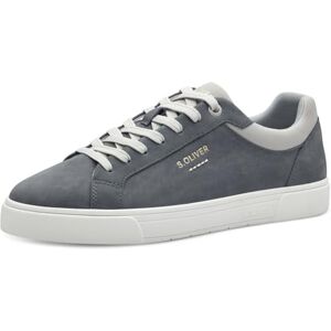 s.Oliver Herren Sneaker flach mit Schnürsenkeln Low Top, Blau (Blue Nubuck), 44 EU s.Oliver Herren Sneaker flach mit Schnürsenkeln Low Top, Blau (Blue Nubuck), 44 EU
