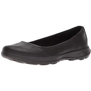 Skechers Damen Go Walk Lite-Gem Geschlossene Ballerinas, Schwarz (Black Textile/Trim Bbk), 39.5 EU Skechers Damen Go Walk Lite-Gem Geschlossene Ballerinas, Schwarz (Black Textile/Trim Bbk), 39.5 EU