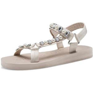 Tamaris Sandalette Damen Flach beige,EU 40 Tamaris Sandalette Damen Flach beige,EU 40
