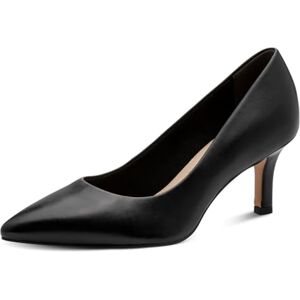 Tamaris Damen Klassische Pumps, Frauen Pumps,TOUCHit-Fußbett,Heart and Sole,modisch,klassisch,modern,Nieten,Schleifen,Black Leather,37 EU Tamaris Damen Klassische Pumps, Frauen Pumps,TOUCHit-Fußbett,Heart and Sole,modisch,klassisch,modern,Nieten,Schleifen,Black Leather,37 EU