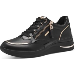 Tamaris Comfort Damen Sneaker flach mit Schnürsenkeln Freizeit, Schwarz (Black), 39 EU Tamaris Comfort Damen Sneaker flach mit Schnürsenkeln Freizeit, Schwarz (Black), 39 EU
