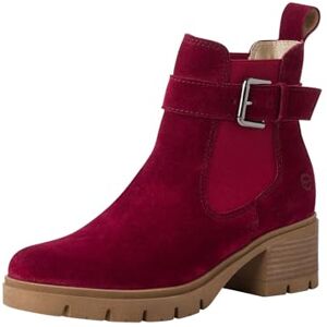Tamaris Damen Chelsea Leder Blockabsatz bequem; RED, EU 38 Tamaris Damen Chelsea Leder Blockabsatz bequem; RED, EU 38