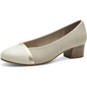 Jana Damen Pumps mit Blockabsatz Vegan, Mehrfarbig (Beige Comb), 38 EU Jana Damen Pumps mit Blockabsatz Vegan, Mehrfarbig (Beige Comb), 38 EU