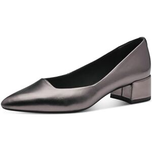 Tamaris Damen Pumps Leder Blockabsatz bequem; Pewter, EU 41 Tamaris Damen Pumps Leder Blockabsatz bequem; Pewter, EU 41