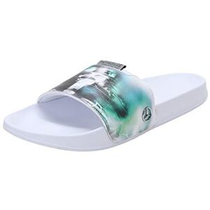 Puma Unisex Mapf1 Graphic Leadcat FTR Slide Sandalen, weiß, 35.5 EU Puma Unisex Mapf1 Graphic Leadcat FTR Slide Sandalen, weiß, 35.5 EU