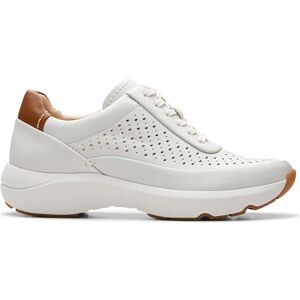 Clarks Damen Tivoli GraceSneaker, Off White Lea, 42 EU Clarks Damen Tivoli GraceSneaker, Off White Lea, 42 EU
