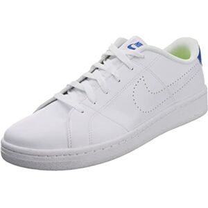 NIKE Damen Court 2 Next Nature Sneaker, Royal-Volt weiß/weißes Spiel, 39 EU NIKE Damen Court 2 Next Nature Sneaker, Royal-Volt weiß/weißes Spiel, 39 EU