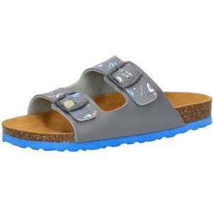 Lico Unisex Kinder Bioline Universe Pantoletten, Grau Blau, 27 EU Lico Unisex Kinder Bioline Universe Pantoletten, Grau Blau, 27 EU