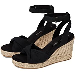 TOMS Marisela, Keilsandale, Black Slubby Woven, TOMS Marisela, Keilsandale, Black Slubby Woven,