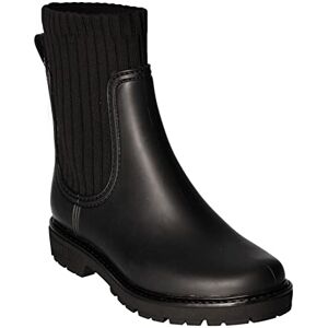 MUSTANG Damen Stiefelette Chelsea Boot gestrickt Stretch Gummistiefel 1444-503, Größe:40 EU, Farbe:Schwarz MUSTANG Damen Stiefelette Chelsea Boot gestrickt Stretch Gummistiefel 1444-503, Größe:40 EU, Farbe:Schwarz