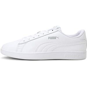 Puma Unisex Smash v2 L Low-Top, White- White, 43 EU Puma Unisex Smash v2 L Low-Top, White- White, 43 EU