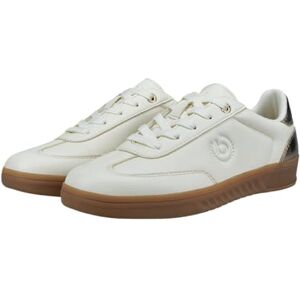 Bugatti Damen Sneaker 435AQJ045050-2151, 38, Offwhite/Gold Bugatti Damen Sneaker 435AQJ045050-2151, 38, Offwhite/Gold