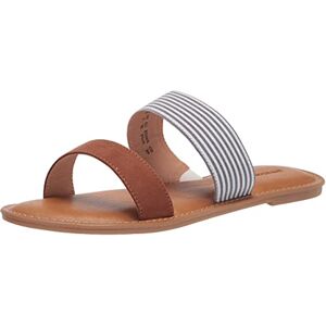 Amazon Essentials Damen Sandale mit zwei Riemen, Hellblau, Größe 7 Amazon Essentials Damen Sandale mit zwei Riemen, Hellblau, Größe 7