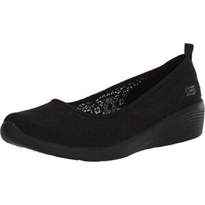 Skechers Damen Arya Airy Days Geschlossene Ballerinas, Black Crochet Trim, 41 EU Skechers Damen Arya Airy Days Geschlossene Ballerinas, Black Crochet Trim, 41 EU