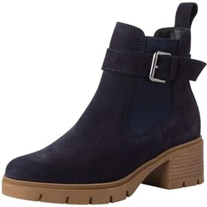 Tamaris Damen Chelsea Leder Blockabsatz bequem; NAVY, EU 39 Tamaris Damen Chelsea Leder Blockabsatz bequem; NAVY, EU 39