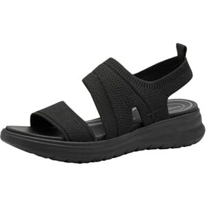 Tamaris Comfort Damen Sandalen flach zum Schlupfen Vegan, Schwarz (Black Uni), 39 EU Tamaris Comfort Damen Sandalen flach zum Schlupfen Vegan, Schwarz (Black Uni), 39 EU