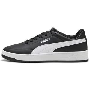 Puma Court Classic Clean Sneaker, Unisex, Schwarz/Weiß, 5 UK Puma Court Classic Clean Sneaker, Unisex, Schwarz/Weiß, 5 UK