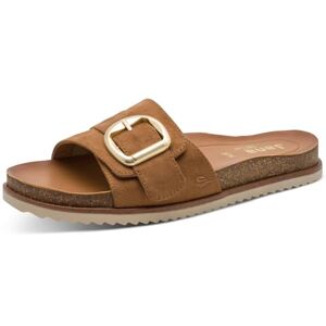 Jana Damen Mule Flat MultiAdj+vegan Cognac 38 Jana Damen Mule Flat MultiAdj+vegan Cognac 38