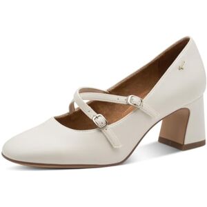 Tamaris Damen Pumps mit Blockabsatz, weiß, 39 EU Tamaris Damen Pumps mit Blockabsatz, weiß, 39 EU