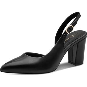 MARCO TOZZI Damen Pumps weiches Feel Me Fußbett Leder Leder Decksohle weiches Innenfutter Modern, schwarz (Black), 38 EU MARCO TOZZI Damen Pumps weiches Feel Me Fußbett Leder Leder Decksohle weiches Innenfutter Modern, schwarz (Black), 38 EU