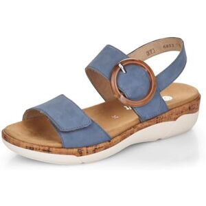 Remonte Damen Riemchensandalen R6853, Frauen Sandalen,lose Einlage,Sommerschuhe,Freizeitschuhe,offene Schuhe,Strandschuhe,Riemen,blau (14),40 EU Remonte Damen Riemchensandalen R6853, Frauen Sandalen,lose Einlage,Sommerschuhe,Freizeitschuhe,offene Schuhe,Strandschuhe,Riemen,blau (14),40 EU