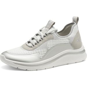 Tamaris Comfort Damen Sneaker flach mit Chunky-Sohle Vegan, Silber (Lt Grey/Silver), 41 EU Tamaris Comfort Damen Sneaker flach mit Chunky-Sohle Vegan, Silber (Lt Grey/Silver), 41 EU