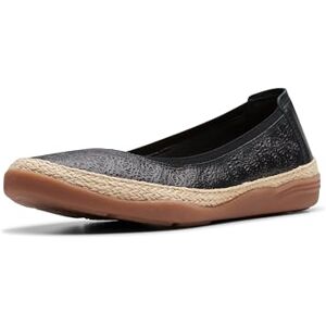 Clarks Damen Elaina Rae Ballerinas, Schwarz Leder, 41 EU Clarks Damen Elaina Rae Ballerinas, Schwarz Leder, 41 EU