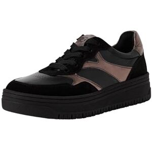 Tamaris Damen Schnürer Leder schwarz 41 Tamaris Damen Schnürer Leder schwarz 41