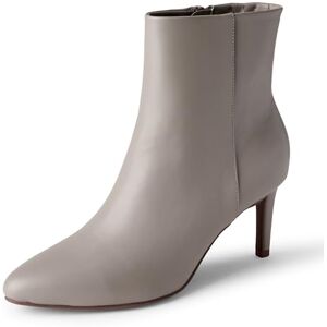 Amazon Essentials Damen Festliche Stiletto-Stiefeletten, Taupe Kunstleder, 38 EU Amazon Essentials Damen Festliche Stiletto-Stiefeletten, Taupe Kunstleder, 38 EU