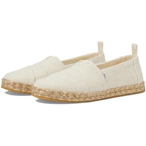 TOMS Alpargata Rope, Flacher Slipper, Natural Undyed Metallic Linen Stripe, TOMS Alpargata Rope, Flacher Slipper, Natural Undyed Metallic Linen Stripe,