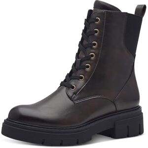 MARCO TOZZI Damen Stiefeletten zum Schnüren mit Blockabsatz mit Reißverschluss, Braun (Mocca), 37 EU MARCO TOZZI Damen Stiefeletten zum Schnüren mit Blockabsatz mit Reißverschluss, Braun (Mocca), 37 EU