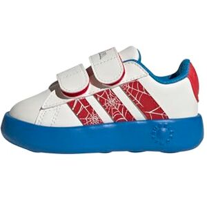 Adidas Unisex Baby Marvel Spider-MAN Grand Court Shoes Infants, Cloud White/Pure Ruby/Bright Blue, 21 EU Adidas Unisex Baby Marvel Spider-MAN Grand Court Shoes Infants, Cloud White/Pure Ruby/Bright Blue, 21 EU