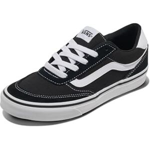 Vans Damen Brooklyn Ls Sneaker, Suede/Canvas Black/White, 38.5 EU Vans Damen Brooklyn Ls Sneaker, Suede/Canvas Black/White, 38.5 EU