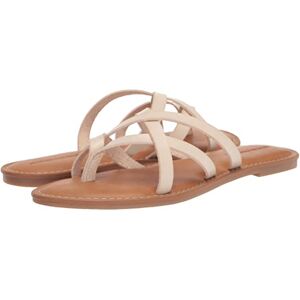 Amazon Essentials Damen Flache Riemchensandale zum Hineinschlüpfen, Hellbeige, 35 EU Amazon Essentials Damen Flache Riemchensandale zum Hineinschlüpfen, Hellbeige, 35 EU