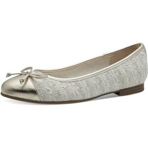 MARCO TOZZI Damen Ballerinas mit Schleife Vegan, Mehrfarbig (Ivory Multi), 41 EU MARCO TOZZI Damen Ballerinas mit Schleife Vegan, Mehrfarbig (Ivory Multi), 41 EU