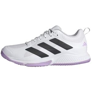 Adidas Damen Court Team Bounce 2.0 Shoes, Cloud White/Core Black/Powder Plum, 38 EU Adidas Damen Court Team Bounce 2.0 Shoes, Cloud White/Core Black/Powder Plum, 38 EU