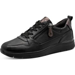 Jana Damen Low 8-23702-46 Sneaker, Black, 42 EU Jana Damen Low 8-23702-46 Sneaker, Black, 42 EU