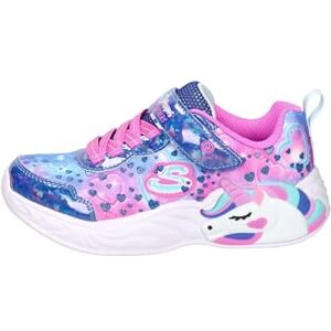 Skechers Unicorn Dreams Heart Sparkles Sneaker für Mädchen, Marineblaues glitzerndes Netzgewebe mit Mehreren Zierteilen, 10.5 UK Child Skechers Unicorn Dreams Heart Sparkles Sneaker für Mädchen, Marineblaues glitzerndes Netzgewebe mit Mehreren Zierteilen, 10.5 UK Child
