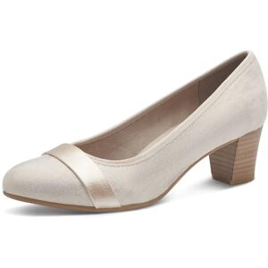 Jana Damen Pumps mit Glitzerdetails Vegan, Mehrfarbig (Beige/Gold), 37 EU Jana Damen Pumps mit Glitzerdetails Vegan, Mehrfarbig (Beige/Gold), 37 EU