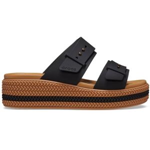Crocs Damen Brooklyn Woven Buckle Sandal, Schwarz, 34/35 EU Crocs Damen Brooklyn Woven Buckle Sandal, Schwarz, 34/35 EU