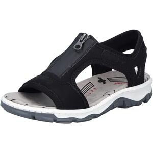 Rieker Damen Sandalen 68864-00 schwarz Gr. 37 Rieker Damen Sandalen 68864-00 schwarz Gr. 37