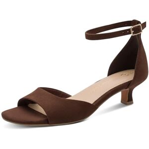 MARCO TOZZI Damen Sandale weiches Feel Me Fußbett Stilvoll, braun (CHOCO), 40 EU MARCO TOZZI Damen Sandale weiches Feel Me Fußbett Stilvoll, braun (CHOCO), 40 EU