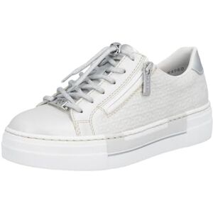 Rieker Damen N4960 Sneaker Low Silber-Platin 39 Rieker Damen N4960 Sneaker Low Silber-Platin 39