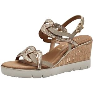Tamaris Damen Plateau Sandalen Vegan Keilabsatz Sommer; ALMOND/braun; 39 Tamaris Damen Plateau Sandalen Vegan Keilabsatz Sommer; ALMOND/braun; 39