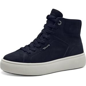 Tamaris Damen Sneaker Leder Wechselfußbett; NAVY, EU 38 Tamaris Damen Sneaker Leder Wechselfußbett; NAVY, EU 38
