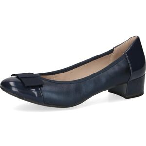 CAPRICE Damen Pumps Lack mit Blockabsatz, Blau (Navy Comb), 40 EU CAPRICE Damen Pumps Lack mit Blockabsatz, Blau (Navy Comb), 40 EU