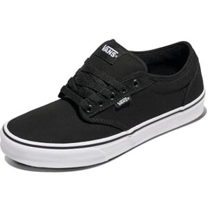 Vans Herren Atwood Sneaker, Canvas Black White, 44.5 EU Vans Herren Atwood Sneaker, Canvas Black White, 44.5 EU