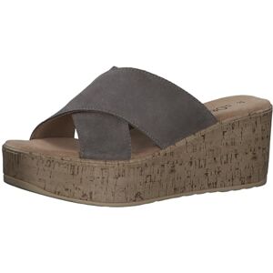 s.Oliver Damen Pantoletten aus Leder Plateau, Braun (Taupe), 40 EU s.Oliver Damen Pantoletten aus Leder Plateau, Braun (Taupe), 40 EU