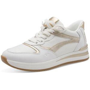 Tamaris Comfort Damen Sneaker Low 8-83737-46 White/Gold (weiß, 36 EU) Tamaris Comfort Damen Sneaker Low 8-83737-46 White/Gold (weiß, 36 EU)