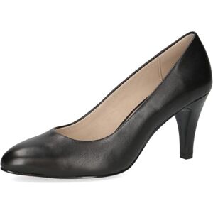 CAPRICE Damen Pumps aus Leder mit Trichterabsatz, Schwarz (Black Nappa), 38.5 EU CAPRICE Damen Pumps aus Leder mit Trichterabsatz, Schwarz (Black Nappa), 38.5 EU